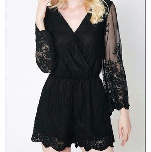 Black Romintic Jumpsuit romper